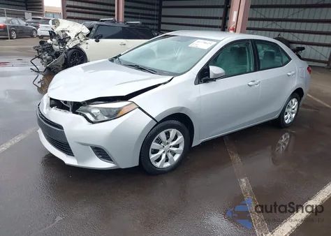 2016 Toyota Corolla Le из США, поврежденный, VIN 5YFBURHE8GP552024